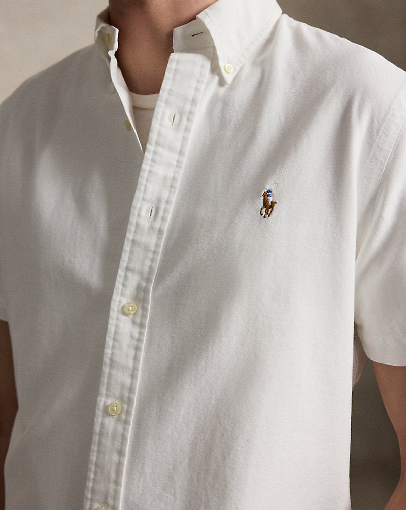 Custom Fit Oxford Shirt Bsr White