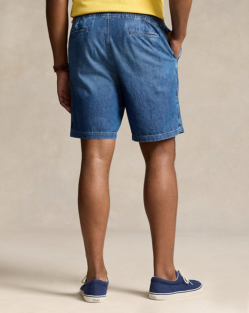 Polo Prepster Denim Short Blane