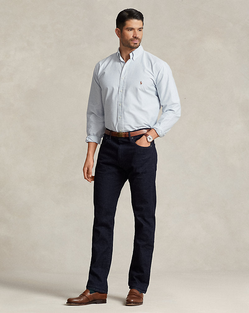 Striped Oxford Shirt Blue