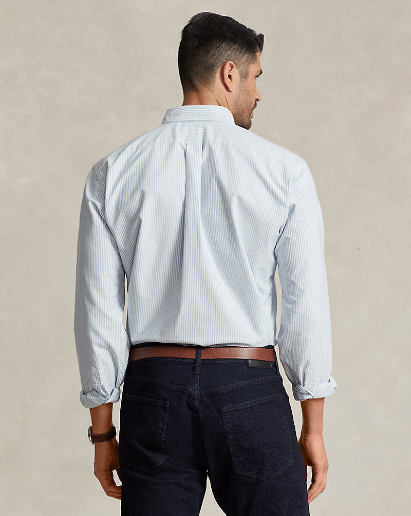 Striped Oxford Shirt Blue
