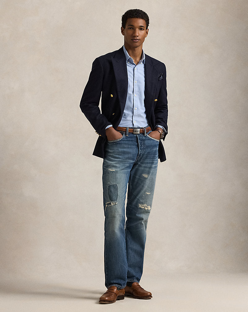 Slim Fit Oxford Shirt Blue