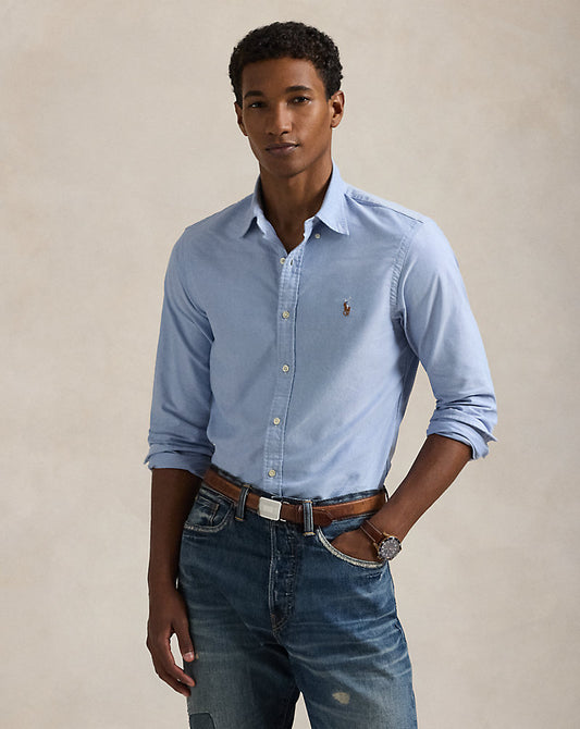 Slim Fit Oxford Shirt Blue