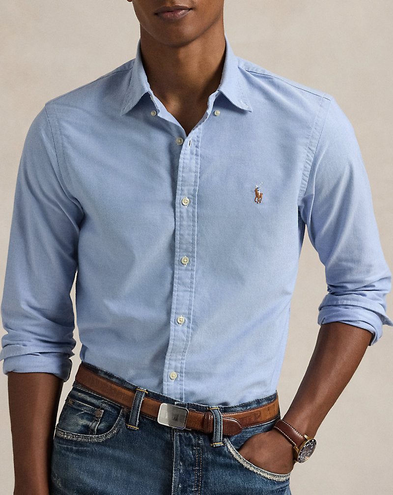 Slim Fit Oxford Shirt Blue
