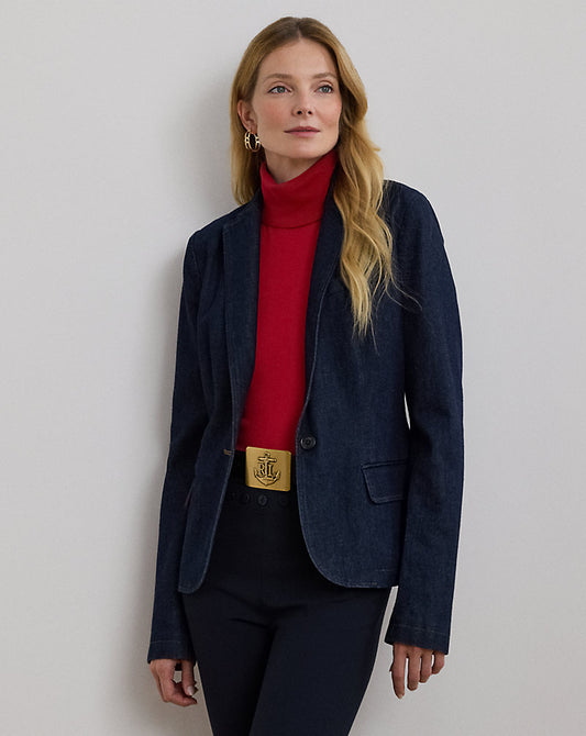Denim Blazer Rinse Wash