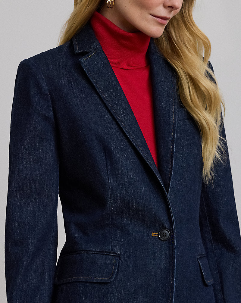 Denim Blazer Rinse Wash