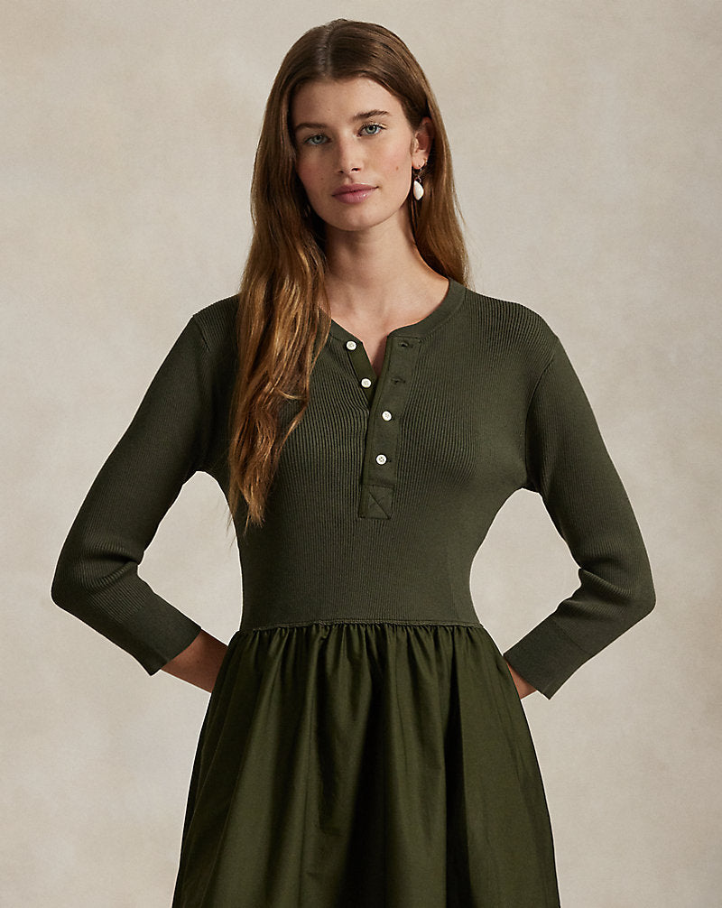 Henley-Bodice Dress
