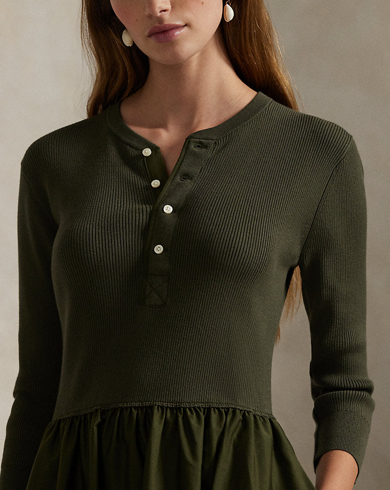 Henley-Bodice Dress