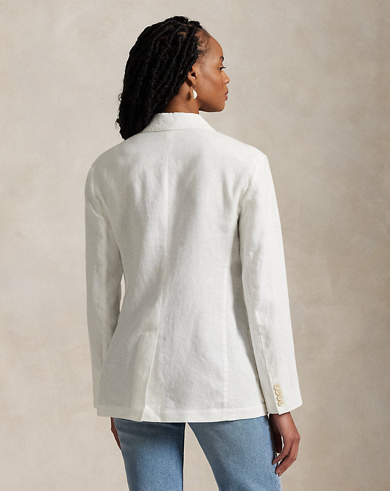 Double-Breasted Linen Blazer Nevis