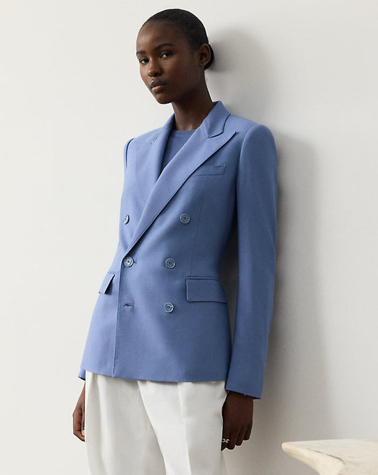 Camden Cashmere Jacket Cornflower