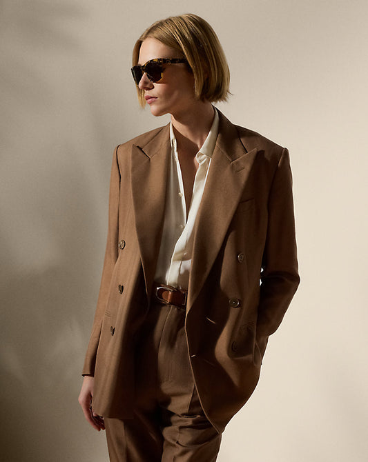 Timothy Silk Shantung Jacket Cocoa