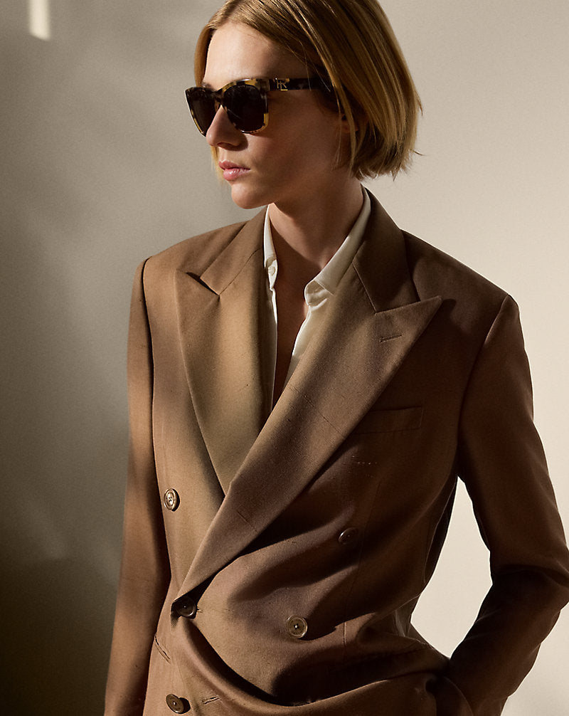 Timothy Silk Shantung Jacket Cocoa