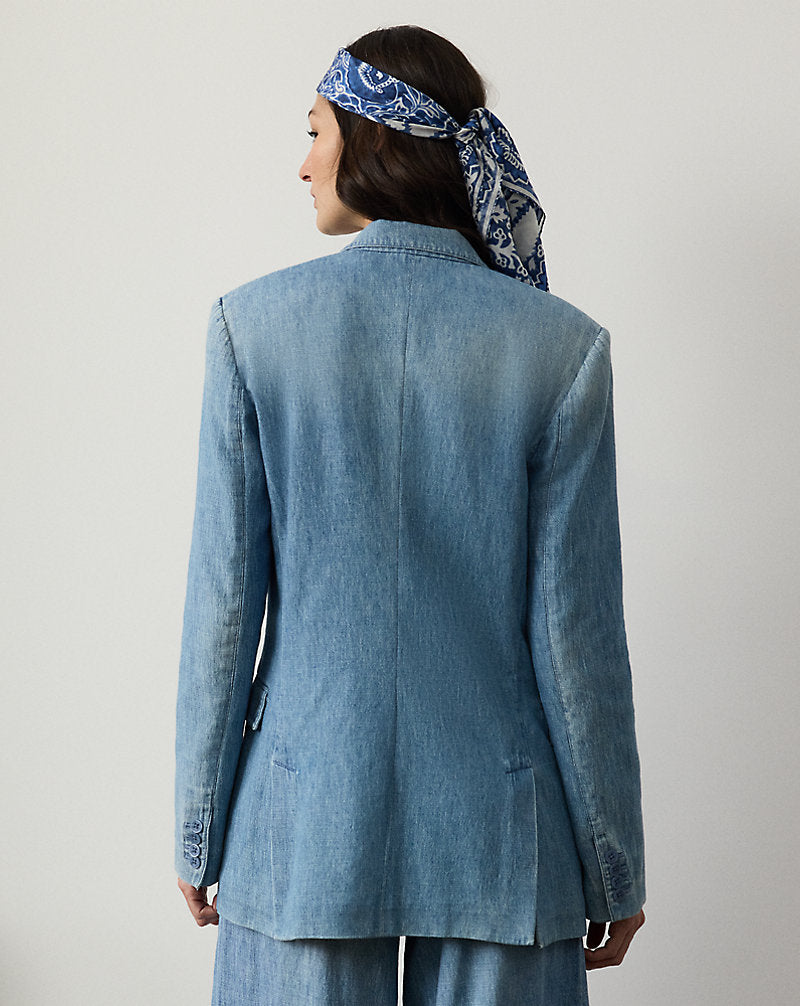 Russel Cotton Denim Jacket Light Indigo