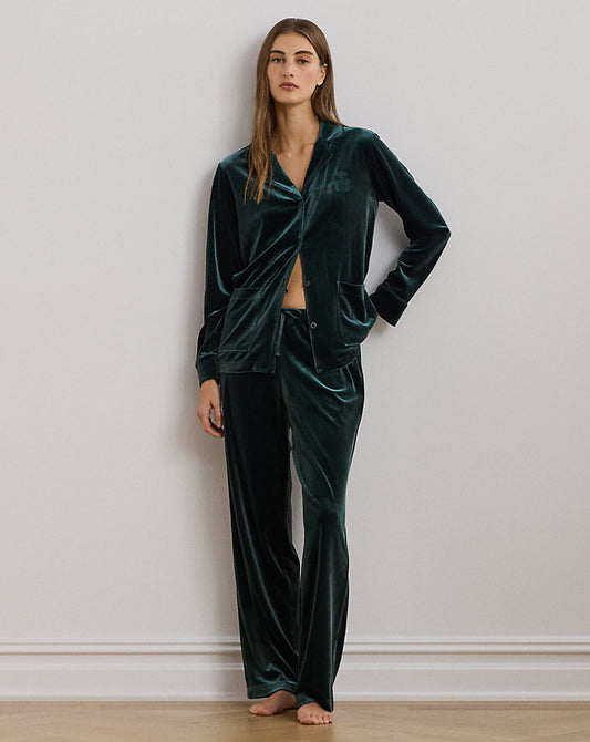 Velvet Sleep Set Emerald