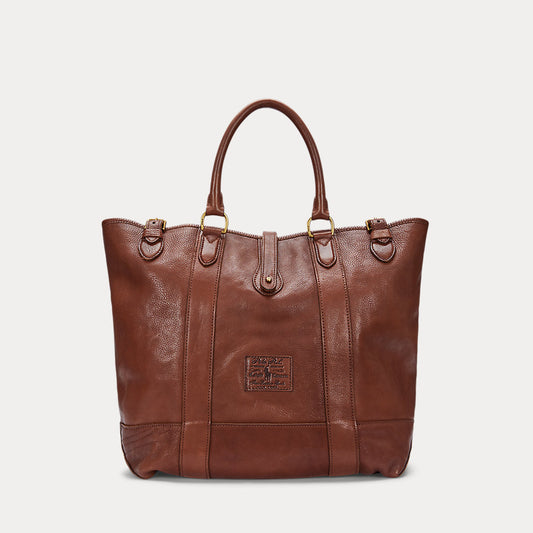 Heritage Leather Tote British Tan