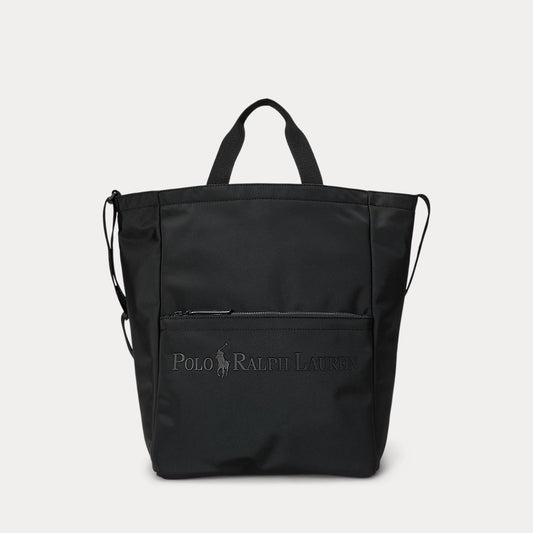 Tonal Logo Tote Black