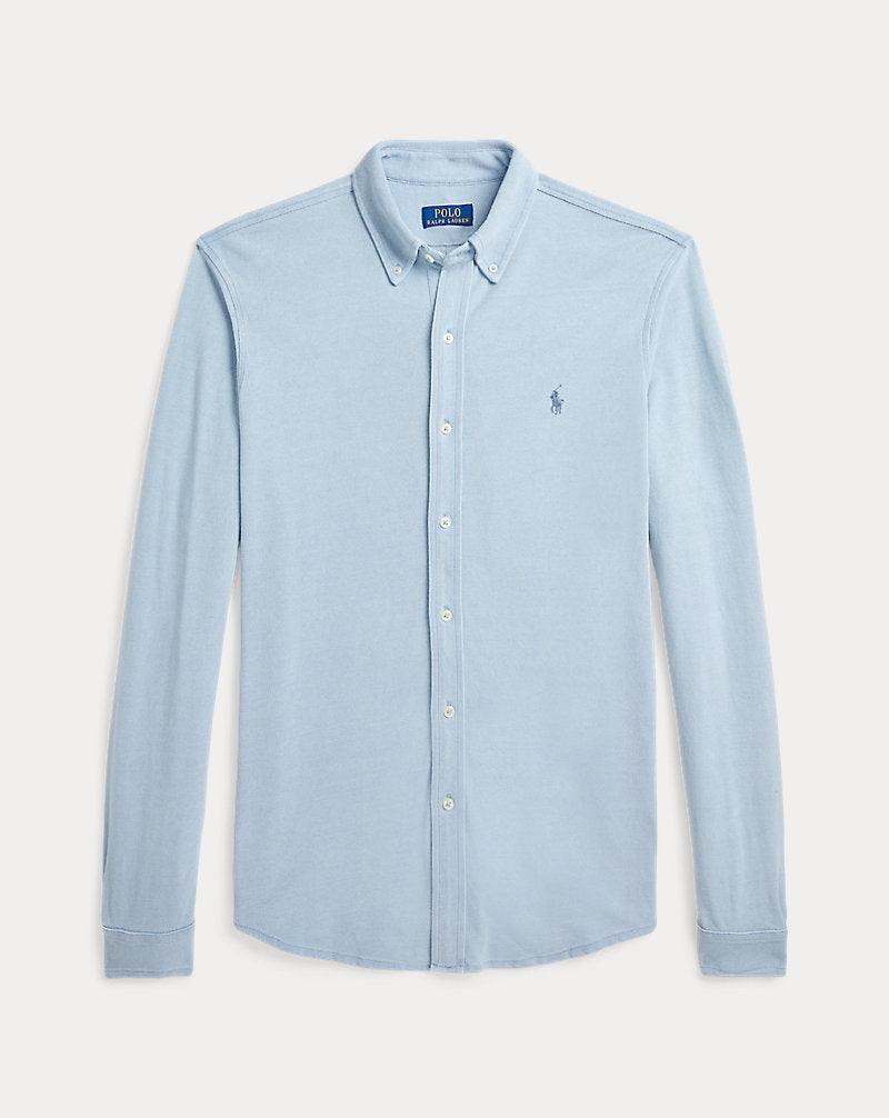 Featherweight Mesh Shirt Light Indigo
