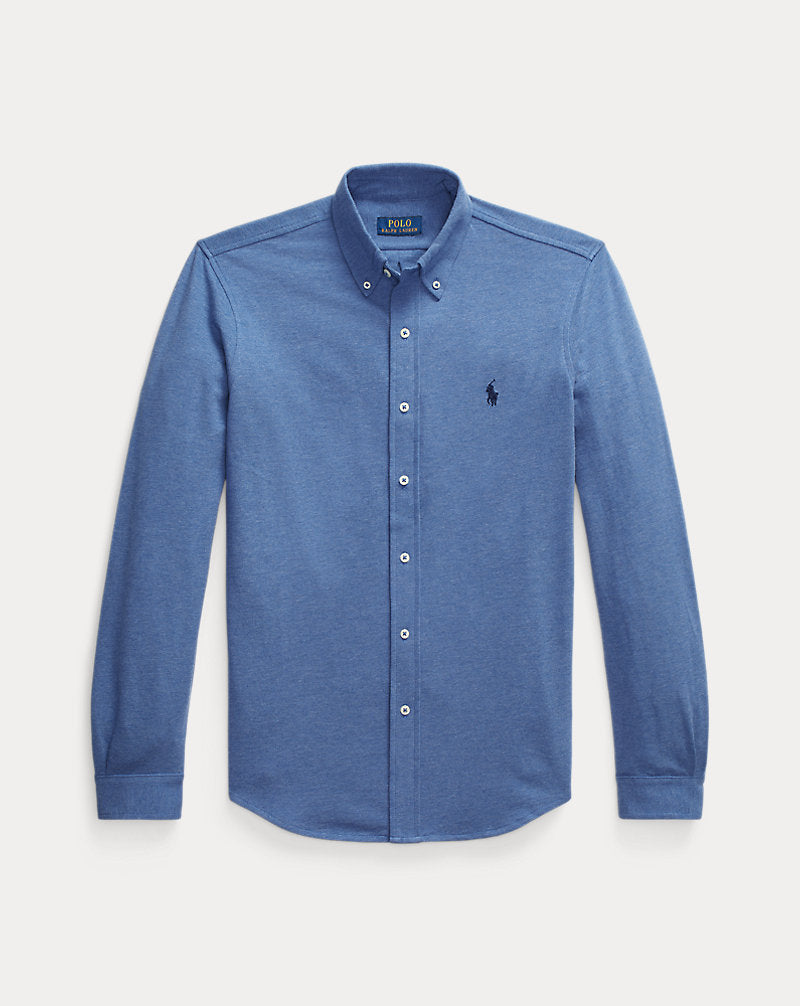 Featherweight Mesh Shirt Faded Royal Hthr