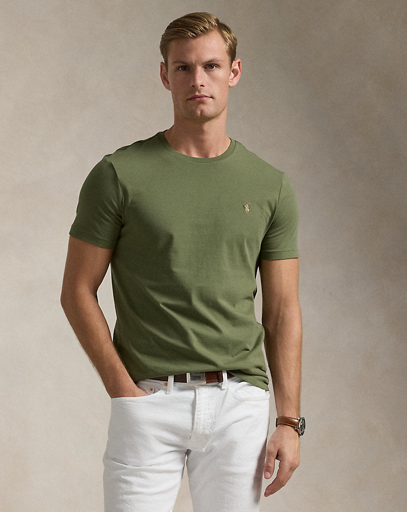 Custom Slim Fit Crewneck T-Shirt Garden Trail