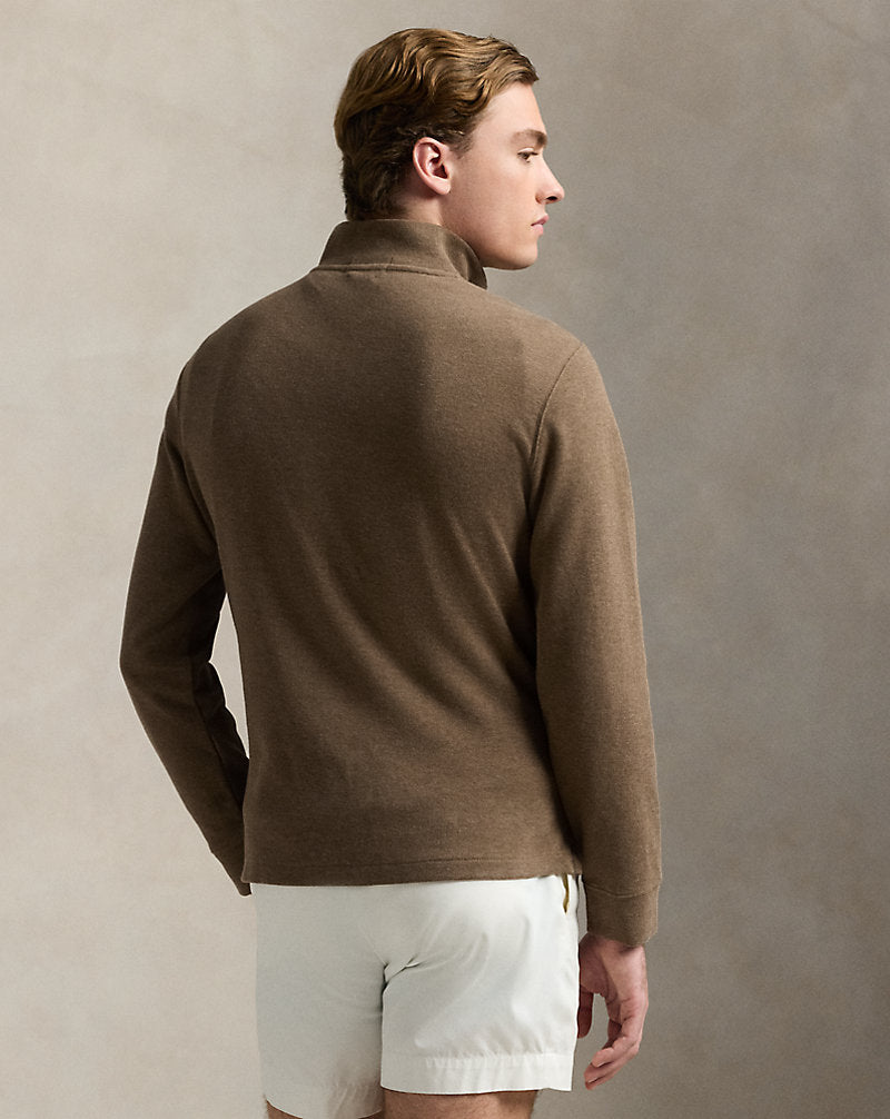 Estate-Rib Quarter-Zip Pullover Cedar Heather