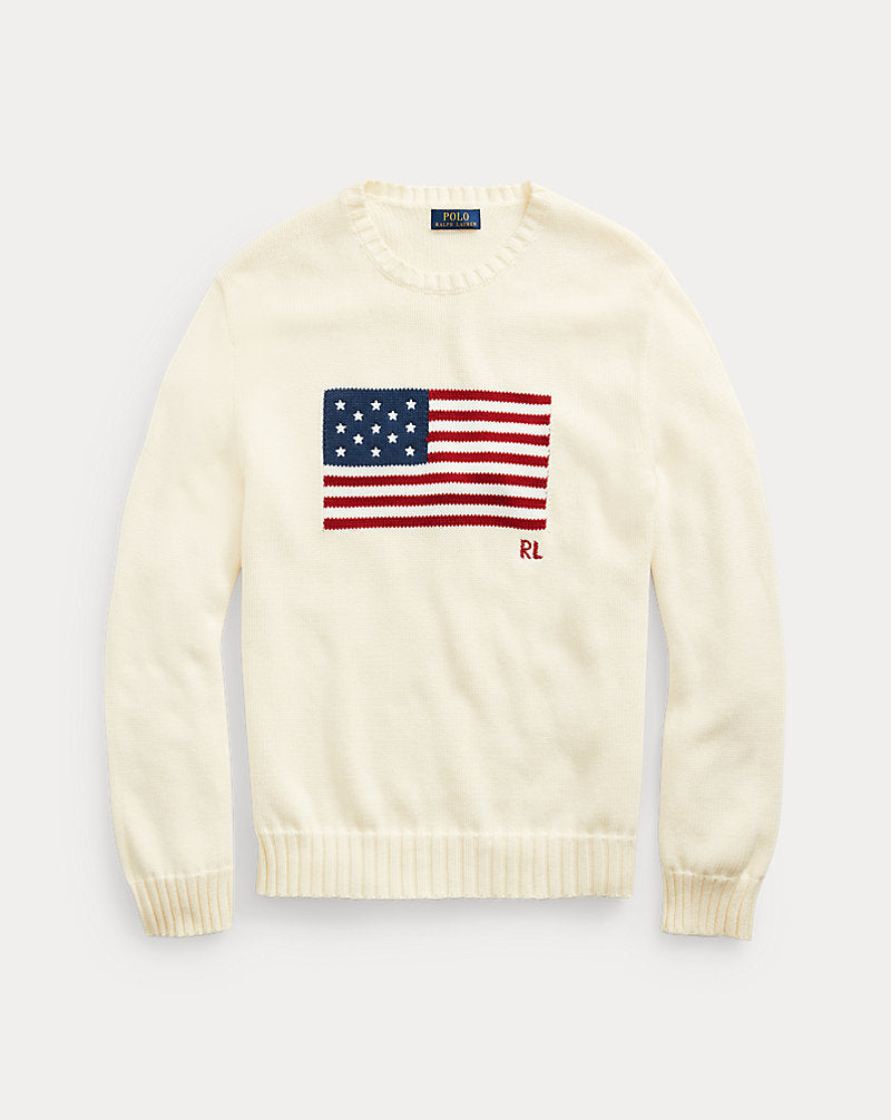 The Iconic Flag Jumper Cream