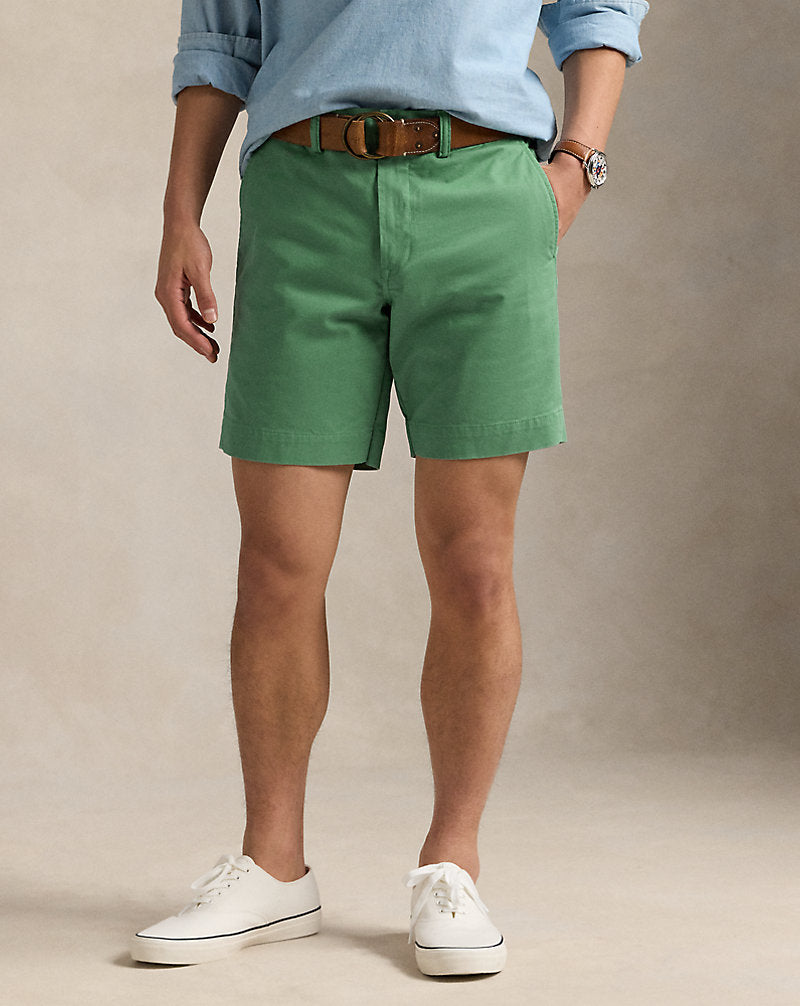 20.3 cm Stretch Straight Fit Chino Short Seafoam