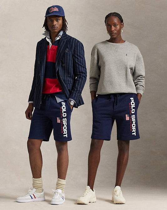 20.5 cm Polo Sport Fleece Short Cruise Navy/White