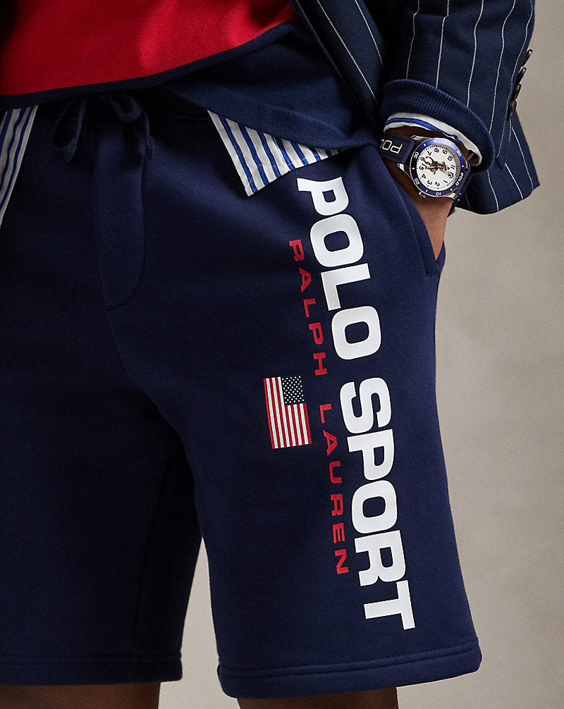 20.5 cm Polo Sport Fleece Short Cruise Navy/White