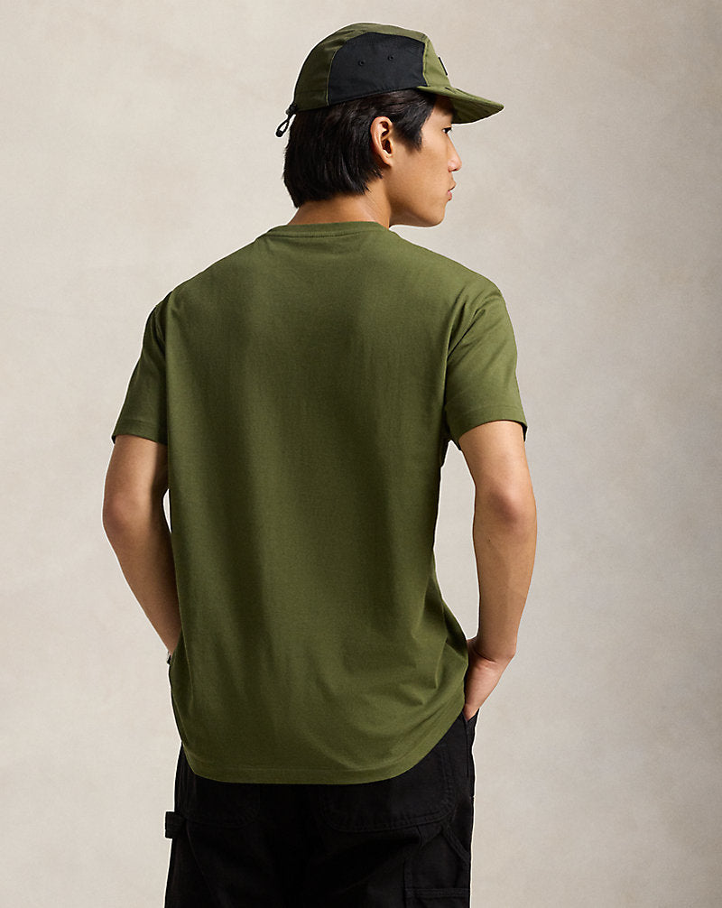 Classic Fit Polo Bear Jersey T-Shirt New Olive Defender B