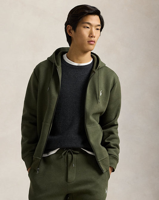 Double-Knit Full-Zip Hoodie Alpine Heather