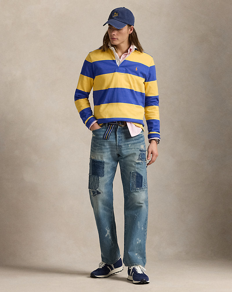 The Iconic Rugby Shirt Oasis Yellow/Blue