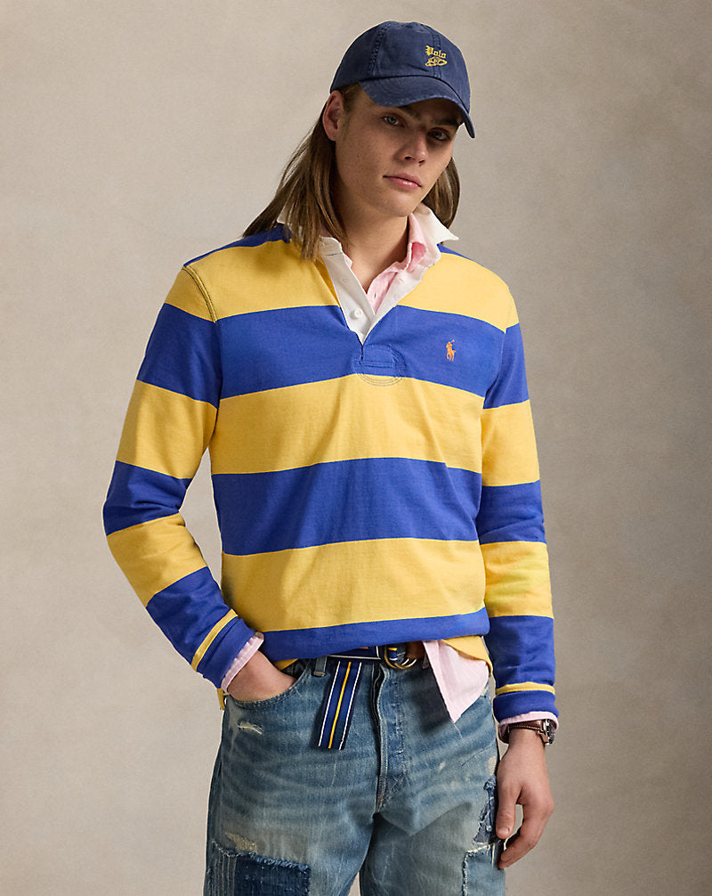 The Iconic Rugby Shirt Oasis Yellow/Blue