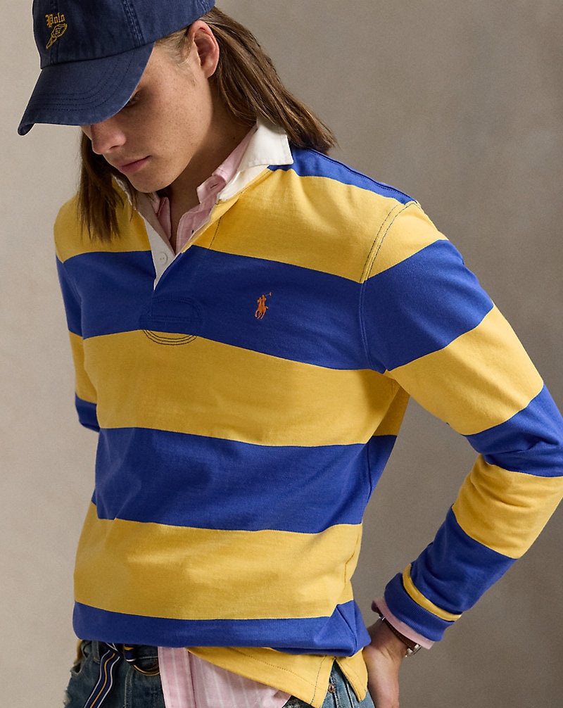 The Iconic Rugby Shirt Oasis Yellow/Blue