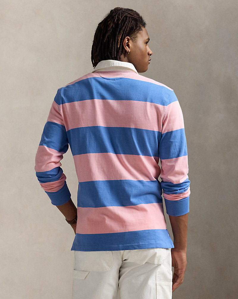 The Iconic Rugby Shirt Garden Pink/Blue