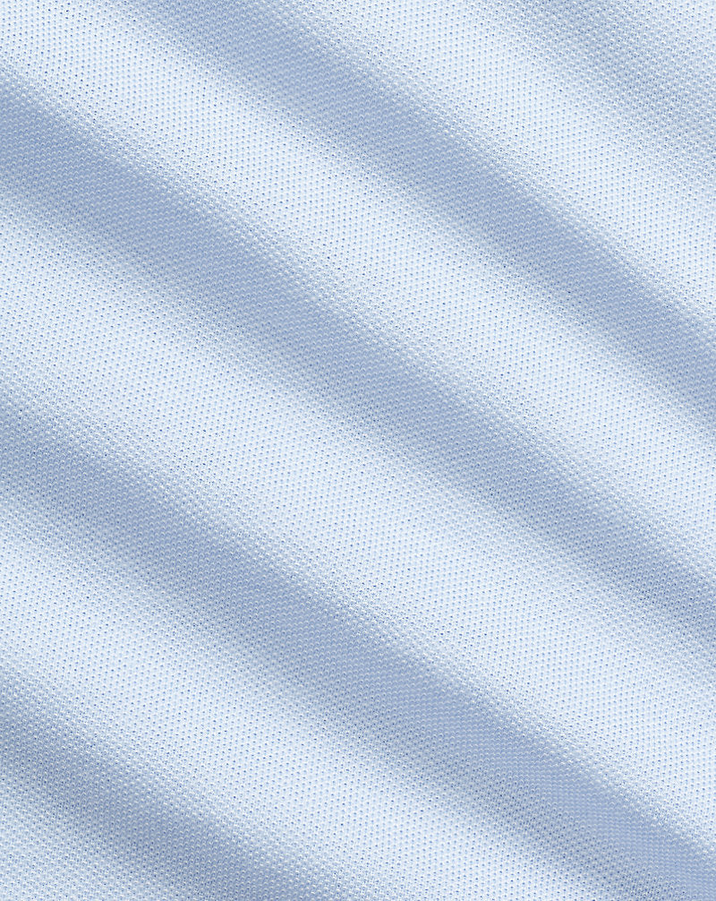 Knit Oxford Shirt Chambray Blue