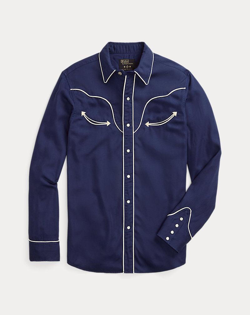 Naiomi Glasses Western Shirt Newport Navy