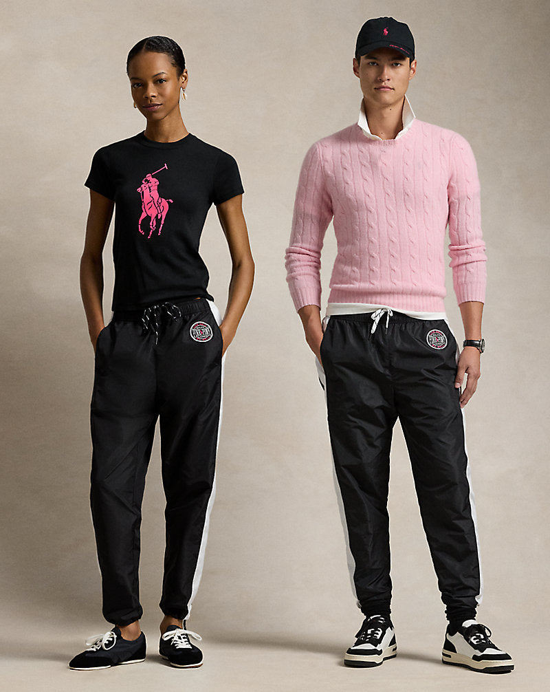 Pink Pony Warm-Up Trouser Polo Black/Ceramic White