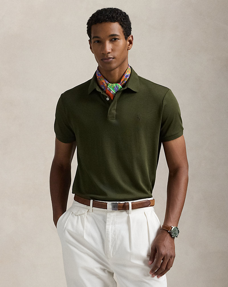 Custom Slim Fit Soft Cotton Polo Shirt Armadillo