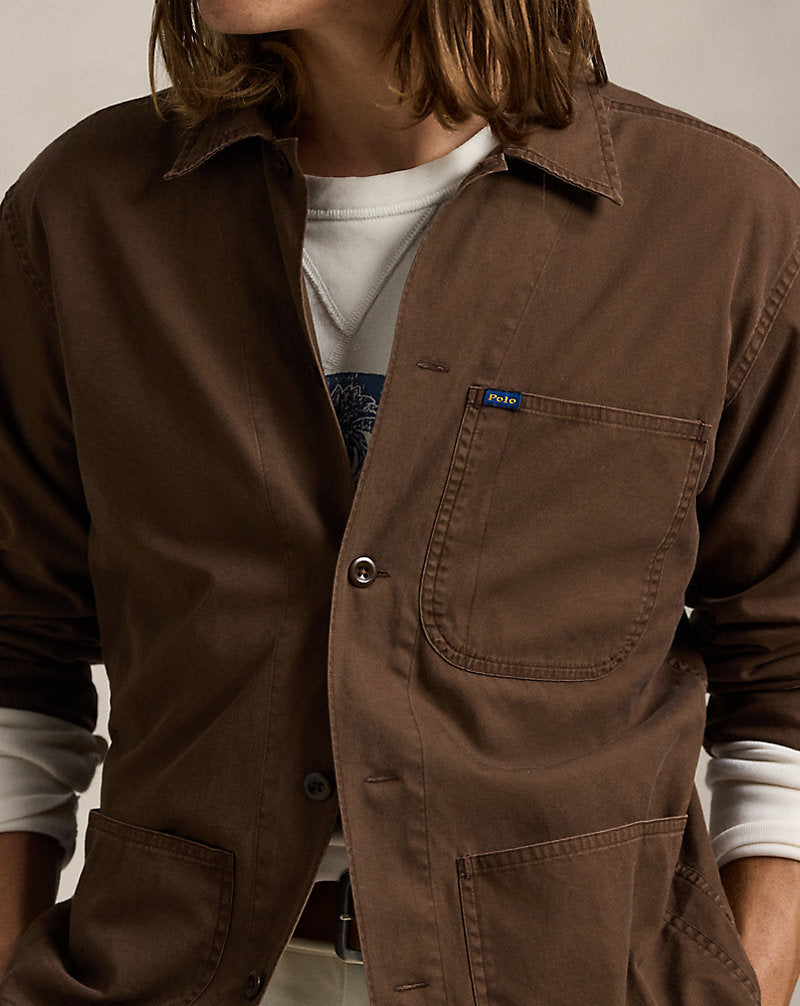 Twill Overshirt Cooper Brown