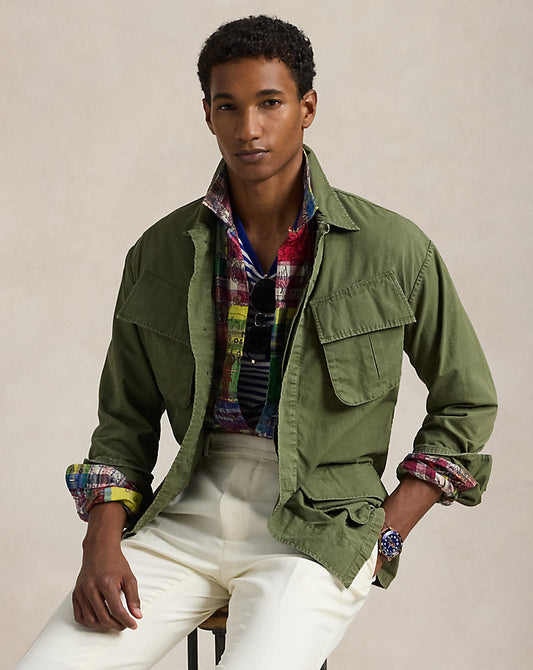 Ripstop Utility Overshirt Olive