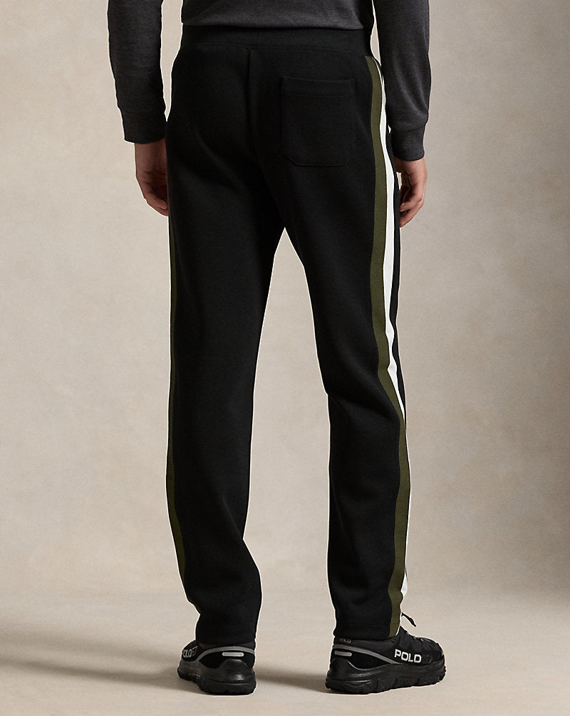 Double-Knit Track Trouser Polo Black Multi