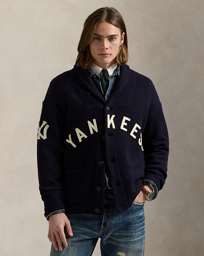 Polo  Yankees Cardigan Aviator Navy Combo
