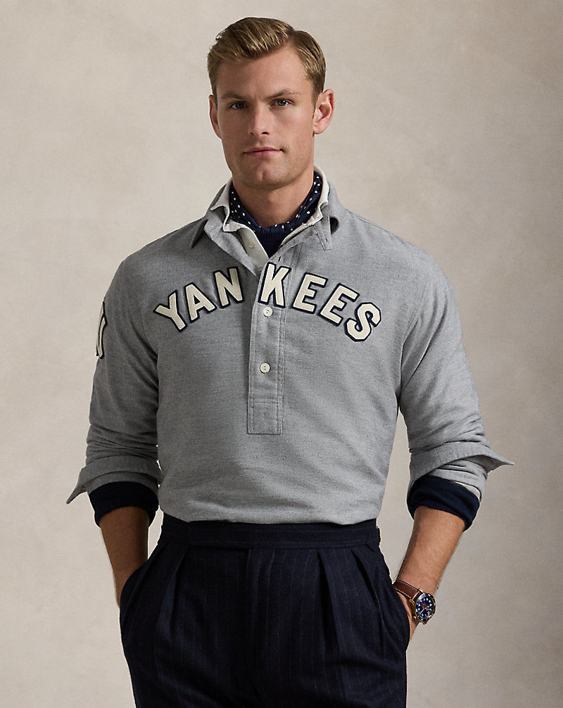 Polo  Yankees Shirt Grey Heather