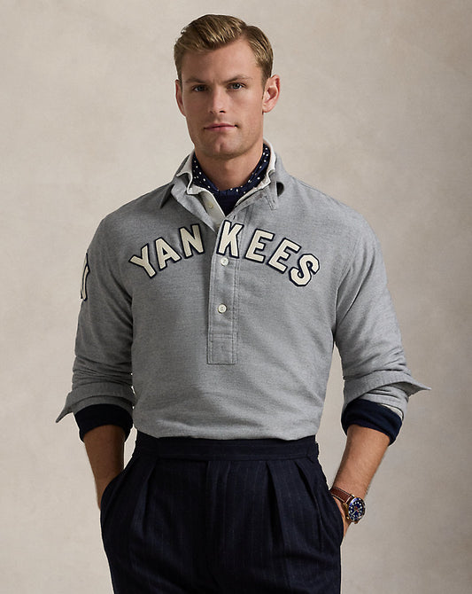 Polo  Yankees Shirt Grey Heather