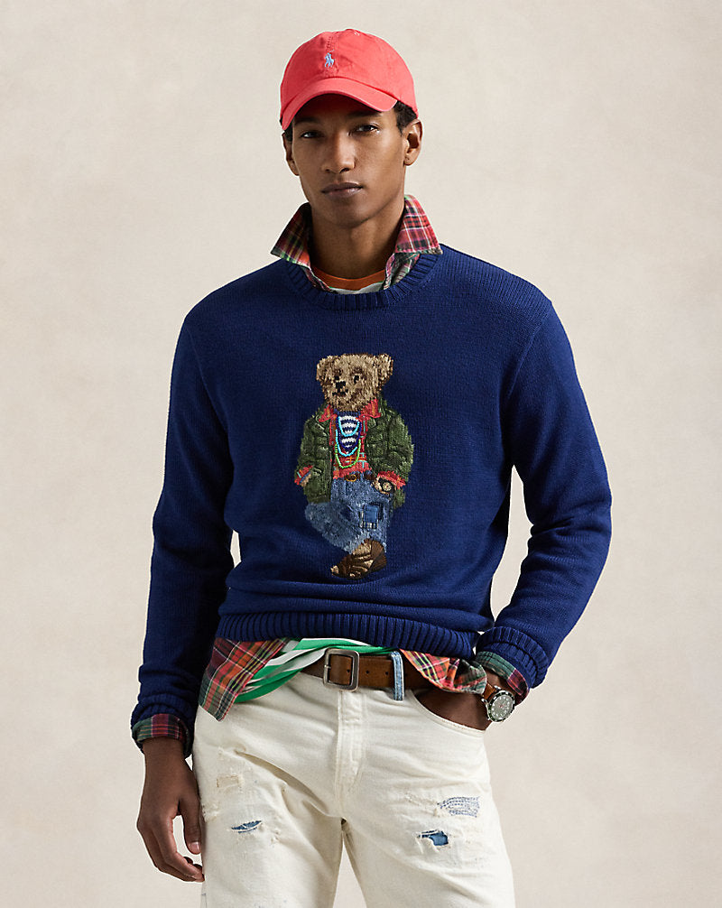 Polo Bear Cotton Jumper Freshwater Tahiti Be
