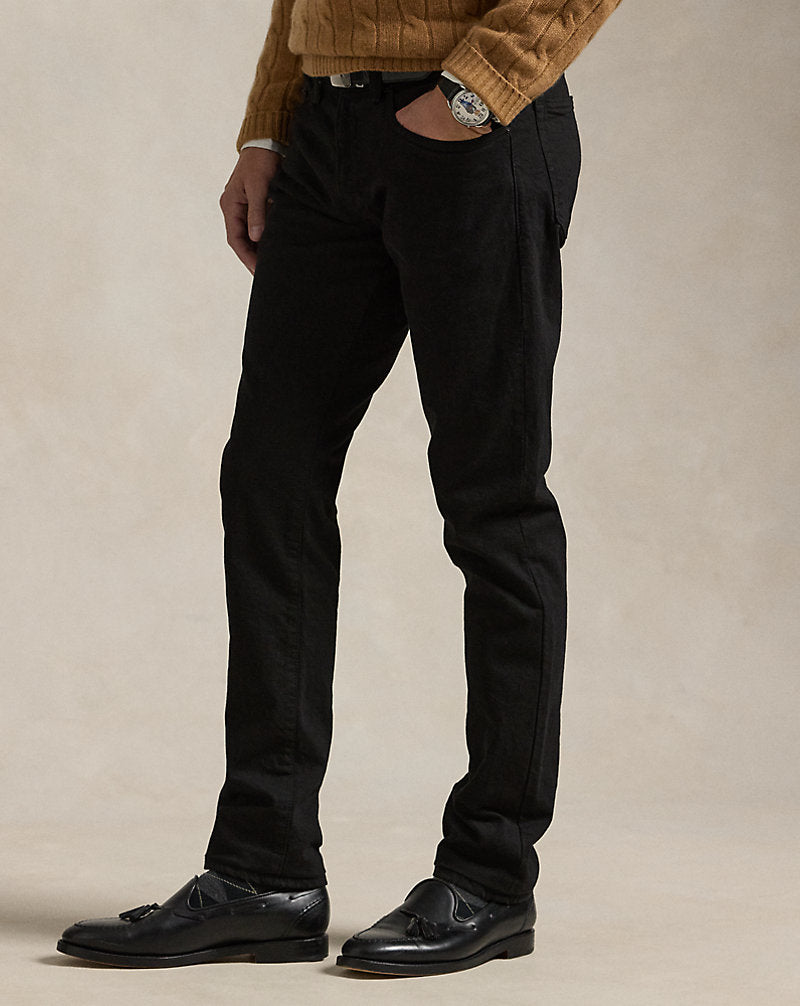 Sullivan Slim Polo Pony Stretch Jean Hdn Black