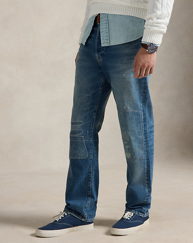 Heritage Straight Distressed Jean Isle Royale
