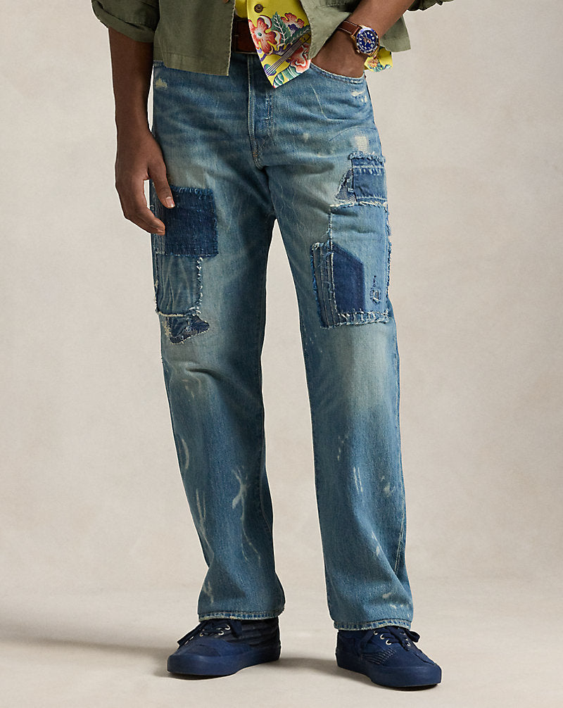 Vintage Classic Distressed Jean Ha'Ena
