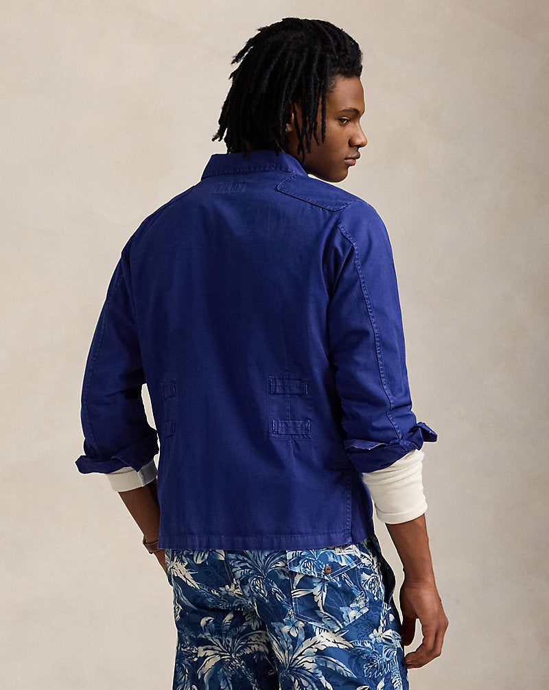 Twill Overshirt Chalet Blue