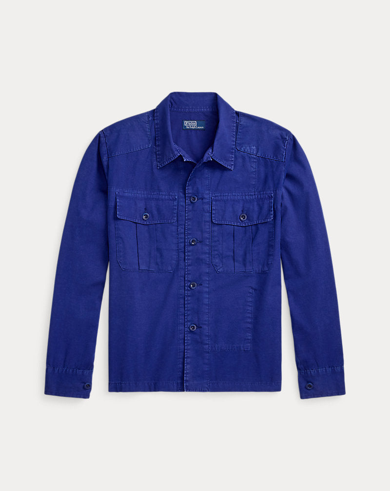 Twill Overshirt Chalet Blue