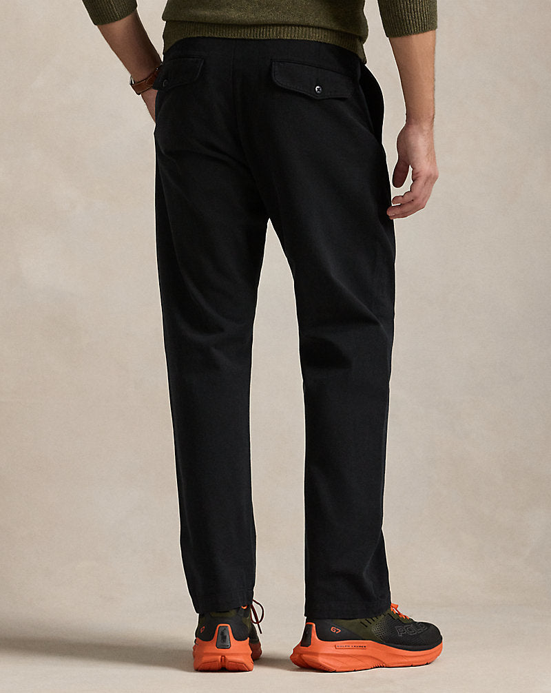 Salinger Straight Fit Chino Trouser Polo Black